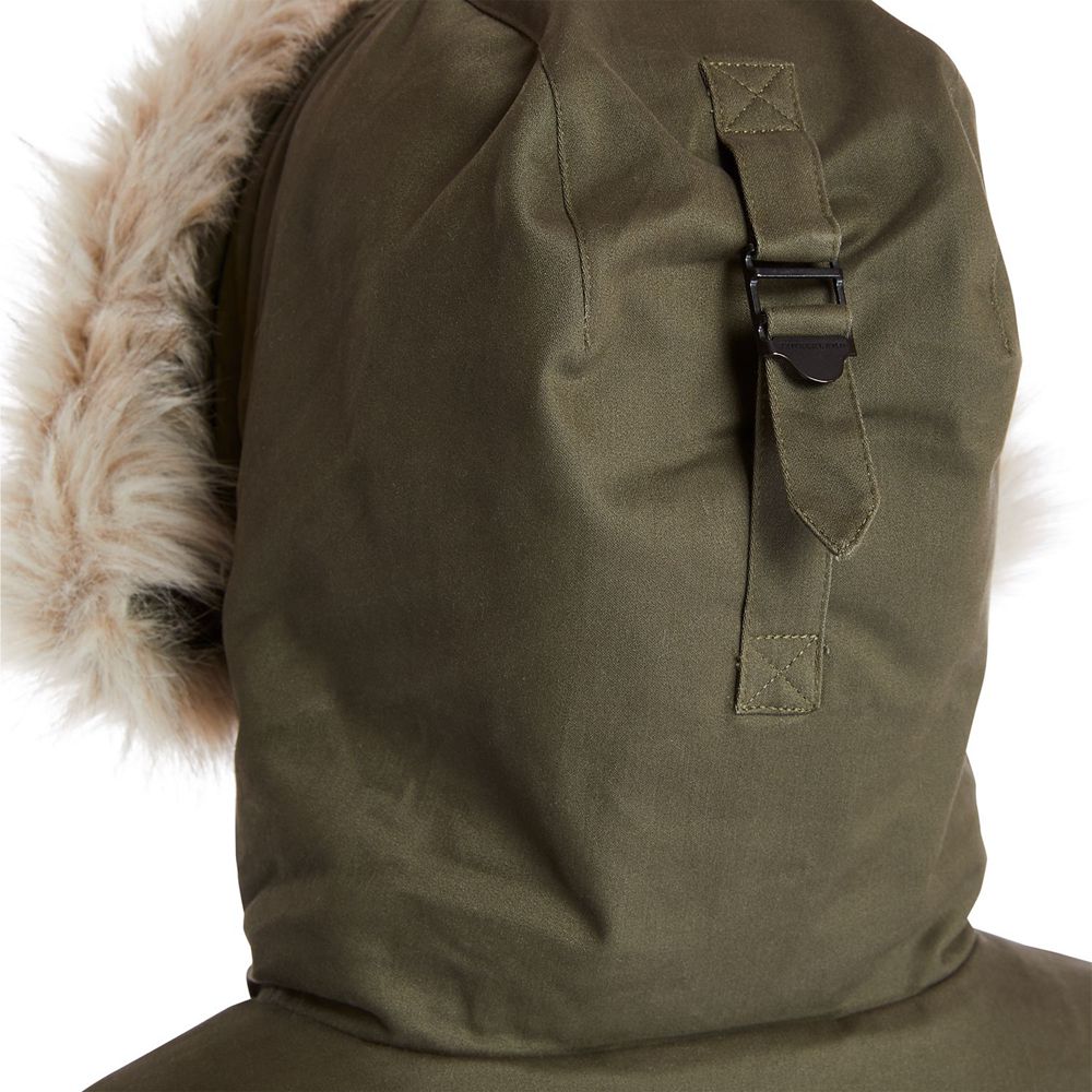 Timberland Πάρκας Γυναικεια Ελιά - Mt Kelsey Fleece-Lined Parka - Greece 5431627-ST